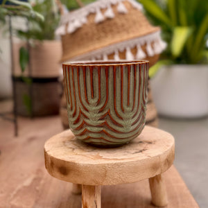 Potted Hippy Planter in Mantis Medium